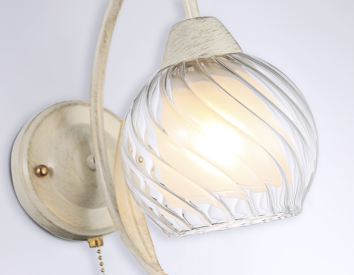 TR3074 WH/GD белый/золото E27 max 40W 224*130*250 — изображение 3