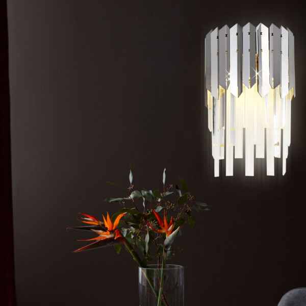 TR5288/2 CH/CL хром/прозрачный E14/2 max 40W 370*220*110