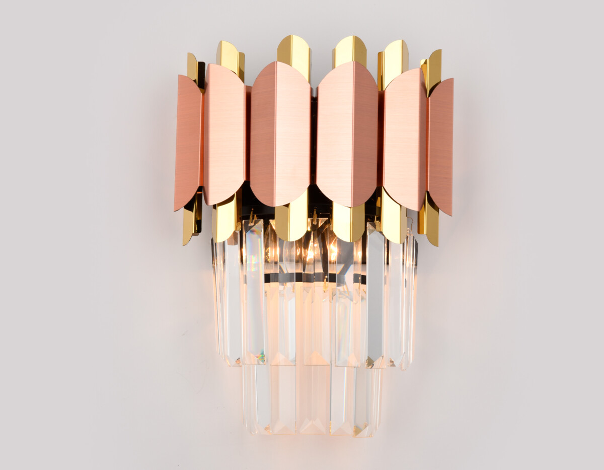 TR5294_mode1 TR5294/2 PGD/GD розовое золото/золото E14/2 max 40W 320*250*140 — изображение 1