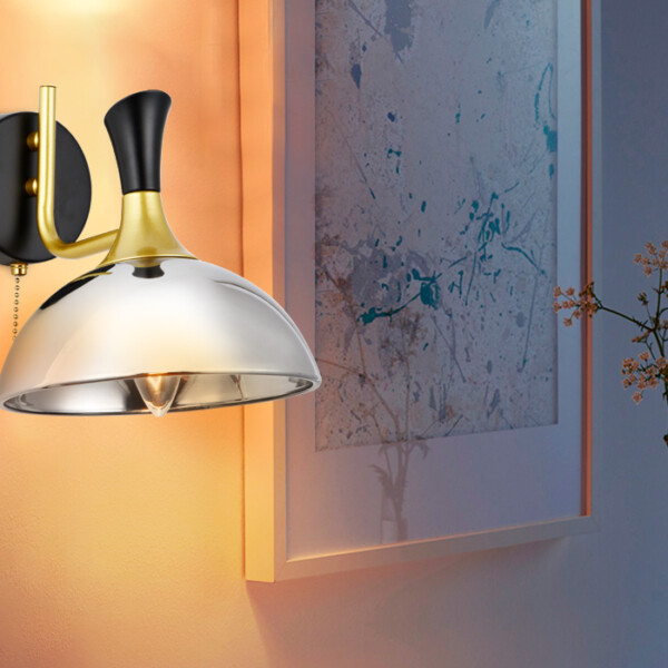 TR9086 BK/GD/SM черный/золотой/дымчатый E27 max 40W 220*200*265