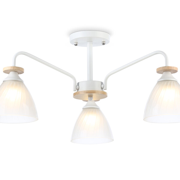 TR9562/3 WH/FR белый/белый матовый E27/3 max 40W D620*250