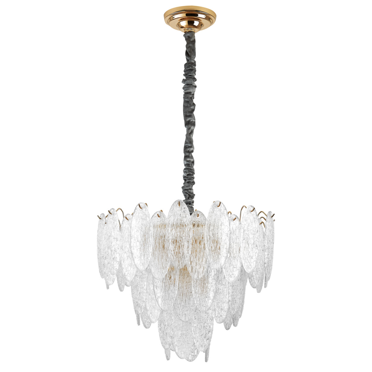 799092 Люстра RETRO 9х8W (led) E14 ЗОЛОТО/ПРОЗРАЧНЫЙ — изображение 2