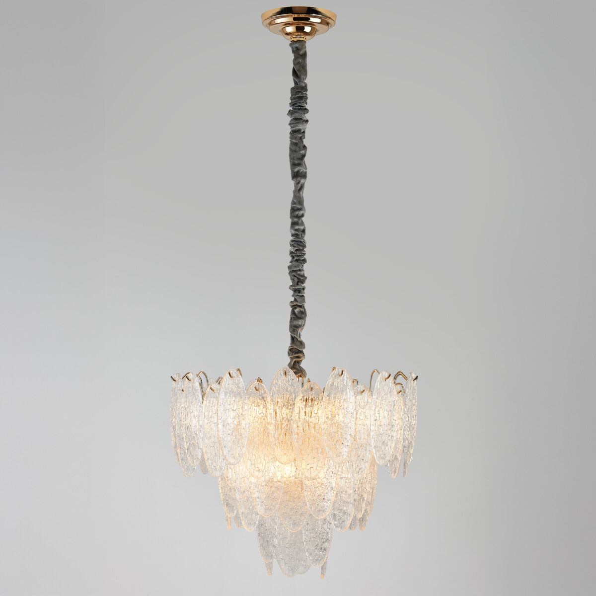 799092 Люстра RETRO 9х8W (led) E14 ЗОЛОТО/ПРОЗРАЧНЫЙ — изображение 3