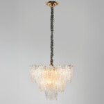 799092 Люстра RETRO 9х8W (led) E14 ЗОЛОТО/ПРОЗРАЧНЫЙ — изображение 3