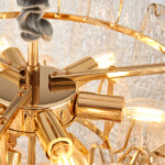 799092 Люстра RETRO 9х8W (led) E14 ЗОЛОТО/ПРОЗРАЧНЫЙ — изображение 11