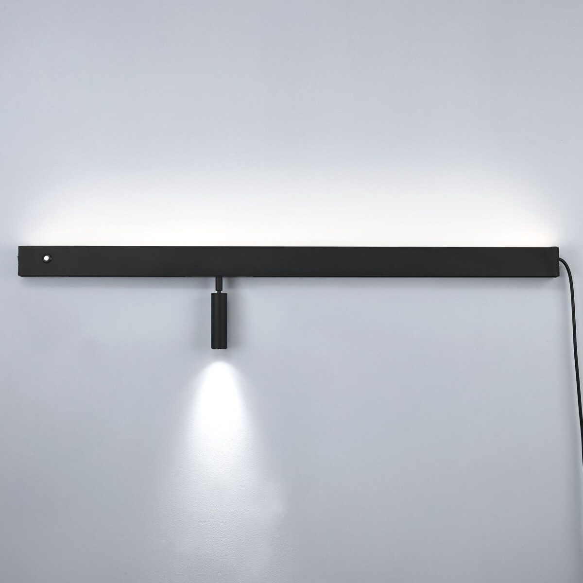 810657 Светильник настенный FIUME SPOT 230V LED 10W 270LM 100G (Back light)+7W(Spot light) 460LM 24G ЧЕРНЫЙ 4000K — изображение 2