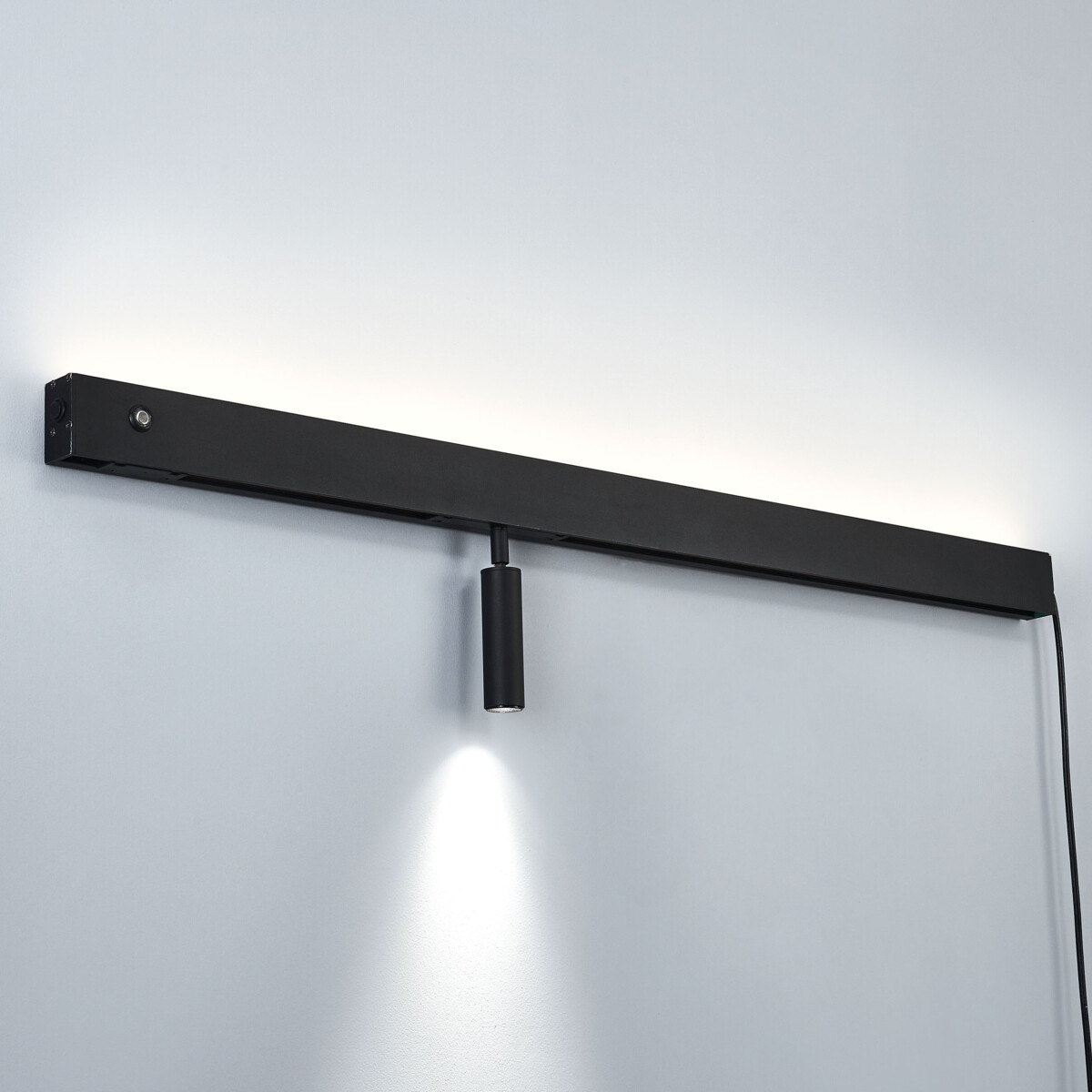 810657 Светильник настенный FIUME SPOT 230V LED 10W 270LM 100G (Back light)+7W(Spot light) 460LM 24G ЧЕРНЫЙ 4000K — изображение 3