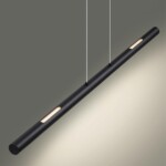 6643/45L HIGHTECH ODL24 303 черный/металл/акрил Подвесной светильник IP20 LED 49W 3000K 220V MALI — изображение 4