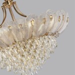 5048/16 HALL ODL24 000 золото/прозрачный/янтарный/металл/хрусталь/стекло Люстра E14 16*40W PAROTI — изображение 3