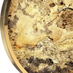 5079/40L L-VISION ODL24 209 зол/серо-бежевый/металл/натур.камень/акрил Настенный светильник с переключ.цветов.темпер. LED 40W 3000К/4000K/6000K BERGI — изображение 9