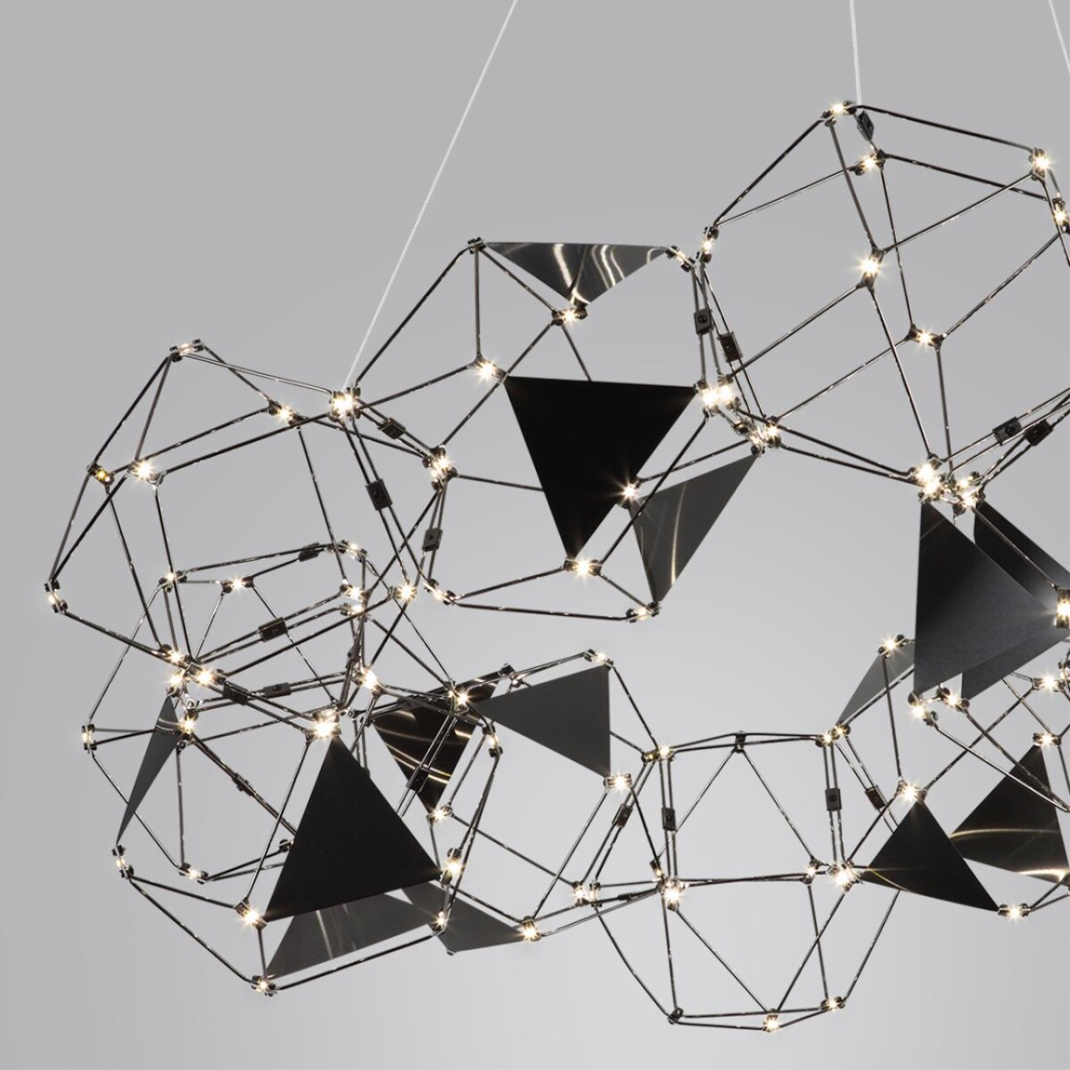 5087/56L L-VISION ODL25 293 черный хром/металл Люстра LED 56W 4000K 3360Лм TRELLIS — изображение 6