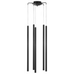 L5T747347 Люстра TUBO LED 25W 1600LM 25G ЧЕРНЫЙ 4000K (574727+747347 (5шт)