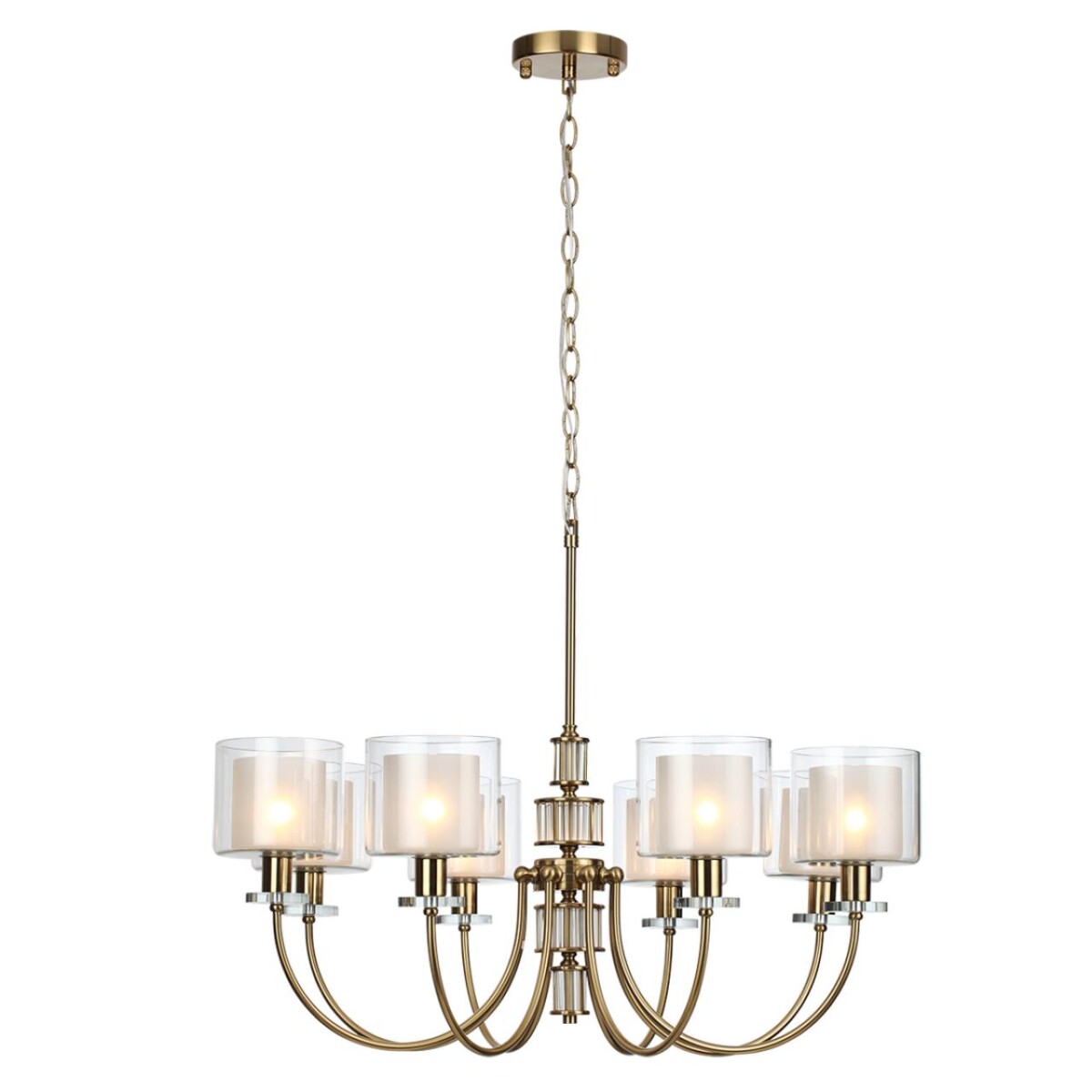 5088/8 CLASSIC ODL25 635 античная бронза/стекло Люстра E14 8*40W SAGA — изображение 3