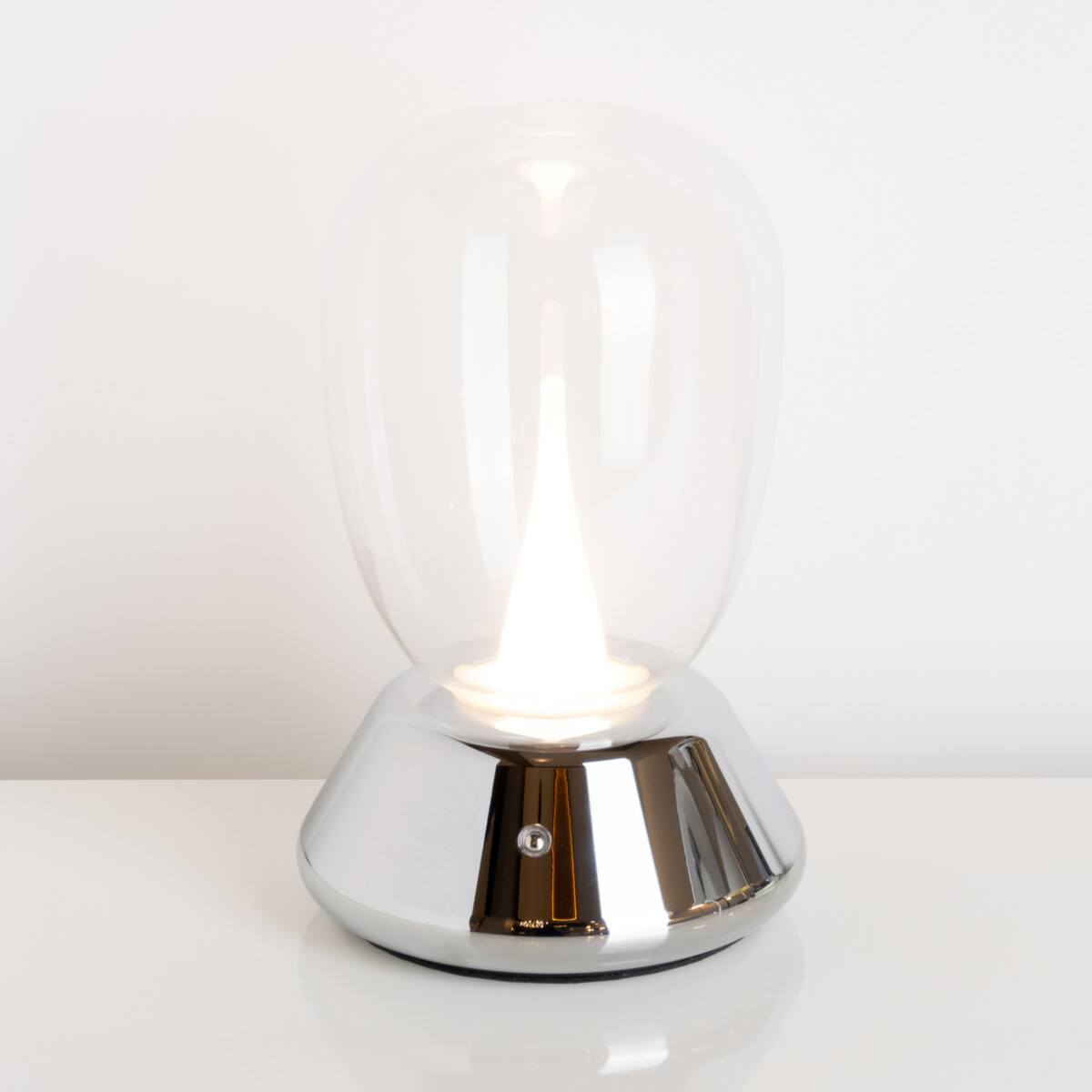 807904 Настольная лампа UOVO III LED 10W 800LM G ХРОМ/ПРОЗРАЧНЫЙ 3000K — изображение 5