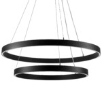 748127 Люстра SATURNO LED 84W 5800LM 70G ЧЕРНЫЙ 3000-6000K — изображение 3