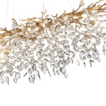 4969/16 HALL ODL24 613 античн.бронза/алюмин./хрусталь Люстра G9 16*40W DELICA — изображение 3