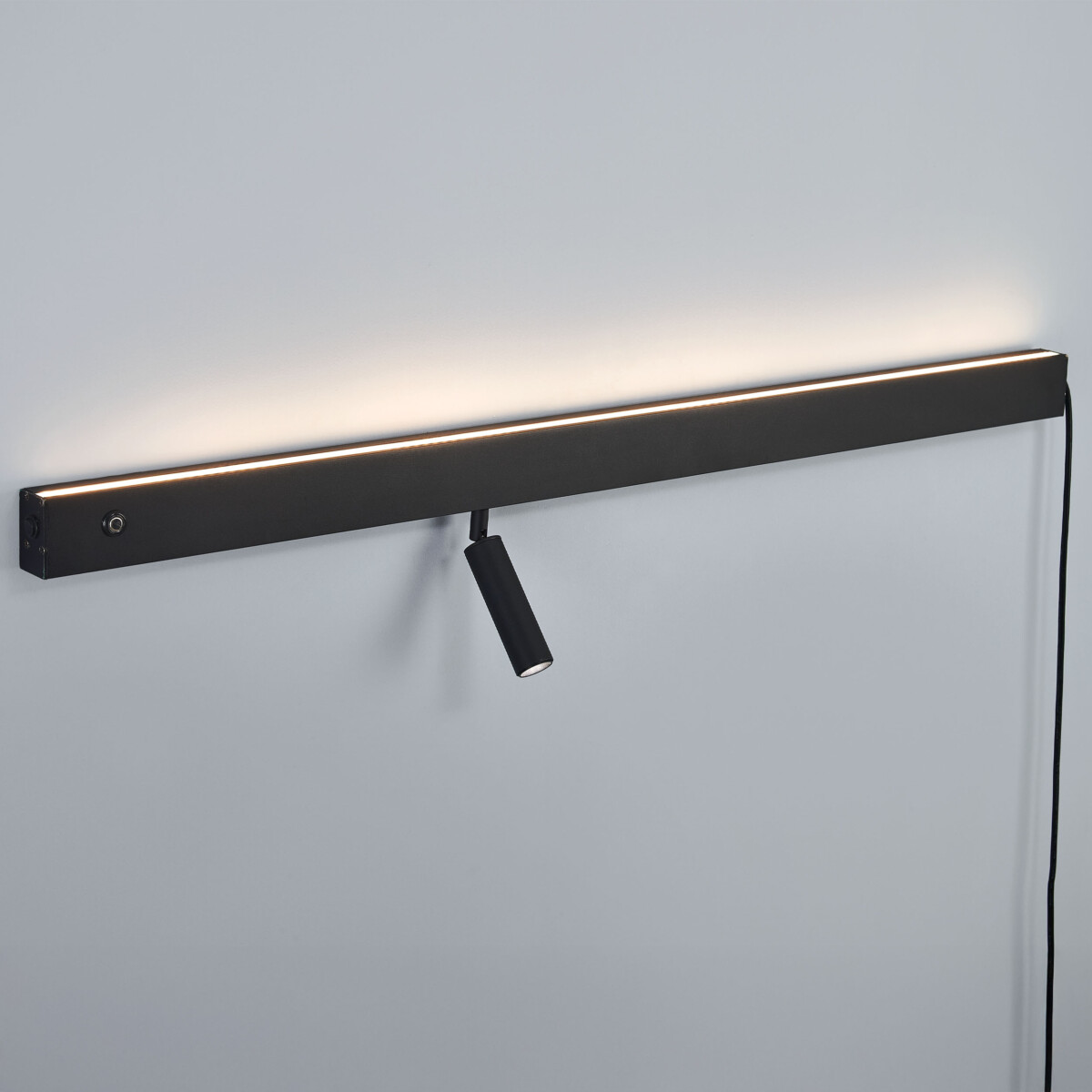 810647 Светильник настенный FIUME SPOT 230V LED 5W(Back light) 130LM 100G+7W(Spot light) 460LM 24G ЧЕРНЫЙ 4000K — изображение 11