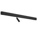 810647 Светильник настенный FIUME SPOT 230V LED 5W(Back light) 130LM 100G+7W(Spot light) 460LM 24G ЧЕРНЫЙ 4000K