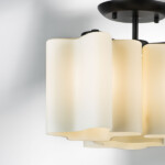 802037 Люстра NUBI 3х40W E27 ЧЕРНЫЙ МАТОВЫЙ/БЕЛЫЙ — изображение 3