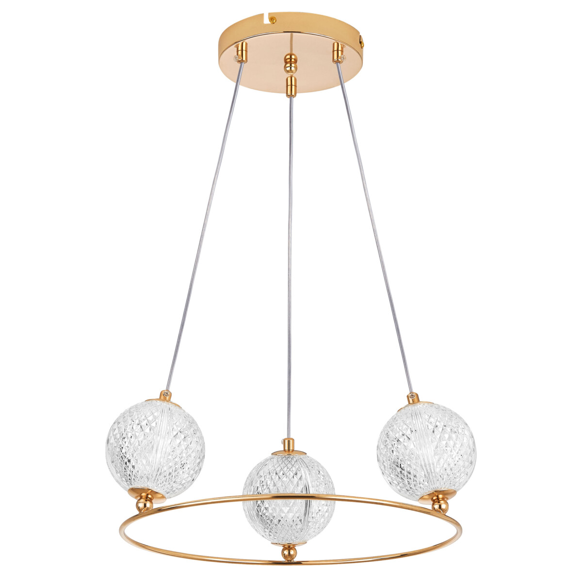 737033 Люстра ACRILE G9 3х6W(led) G9 ЗОЛОТО — изображение 1