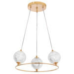 737033 Люстра ACRILE G9 3х6W(led) G9 ЗОЛОТО