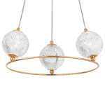 737033 Люстра ACRILE G9 3х6W(led) G9 ЗОЛОТО — изображение 3