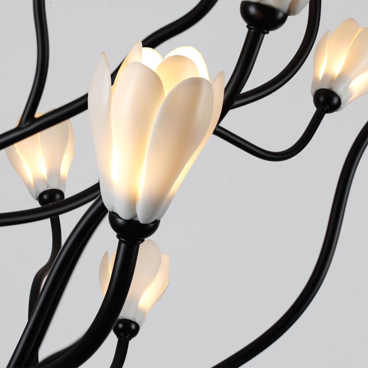 5090/30 MODERN ODL25 553 черный матовый/белый/фарфор Люстра G4 LED 30*5W GARDI — изображение 6