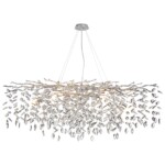 4970/14 HALL ODL24 615 матов.серебристый/алюмин./хрусталь Люстра G9 14*40W DELICA — изображение 3