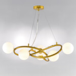 799063 Люстра GLOBO 6х6W (led) G9 ЗОЛОТО/БЕЛЫЙ — изображение 9