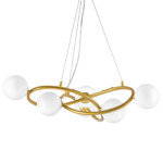 799063 Люстра GLOBO 6х6W (led) G9 ЗОЛОТО/БЕЛЫЙ — изображение 11