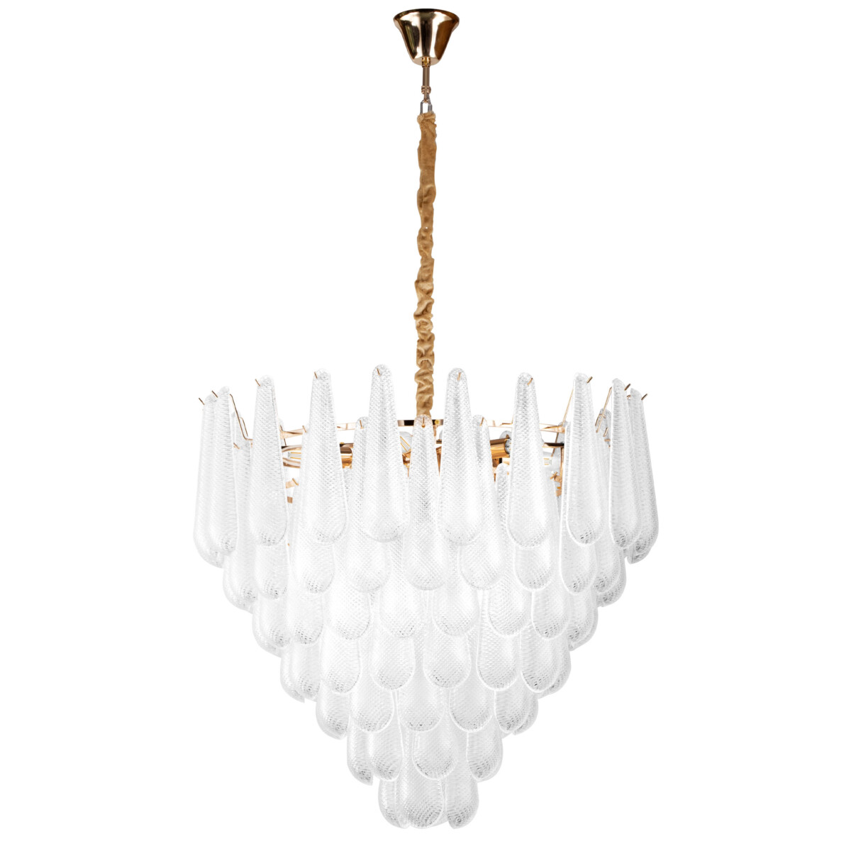 e4445d4d16ca11f080c0c81f66f678af_391a65c4993811f080c4c81f66f678af 799182 (2КОР!) Люстра RETRO II 18х6W(led) E14 ЗОЛОТО/ПРОЗРАЧНЫЙ — изображение 1