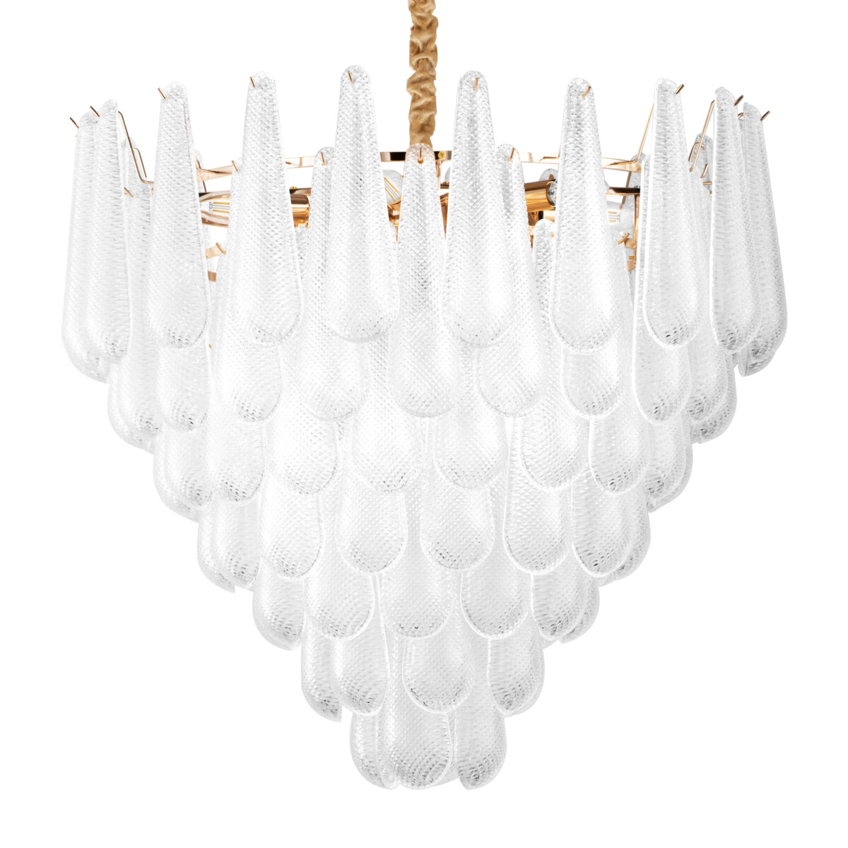 799182 (2КОР!) Люстра RETRO II 18х6W(led) E14 ЗОЛОТО/ПРОЗРАЧНЫЙ — изображение 3