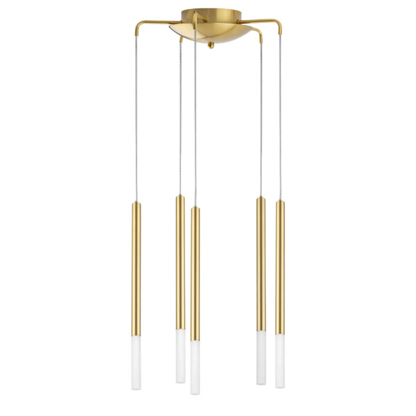 L5T747143 Люстра TUBO LED 25W 1400LM 360G ЗОЛОТО 4000K (574723+747143 (5шт)