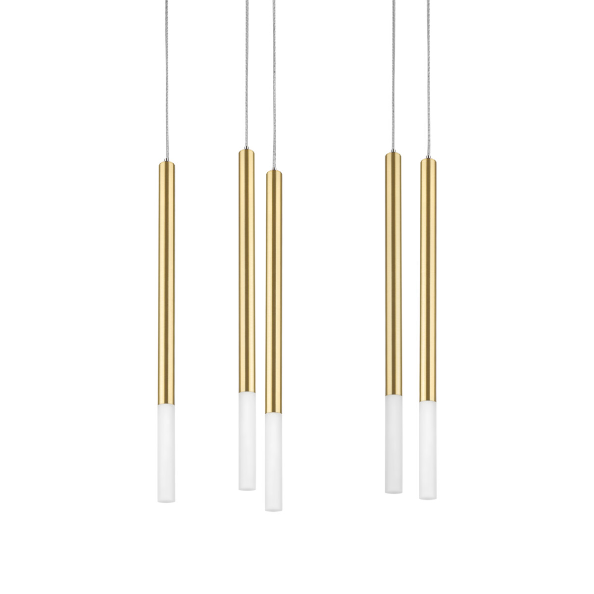 L5T747143 Люстра TUBO LED 25W 1400LM 360G ЗОЛОТО 4000K (574723+747143 (5шт) — изображение 5