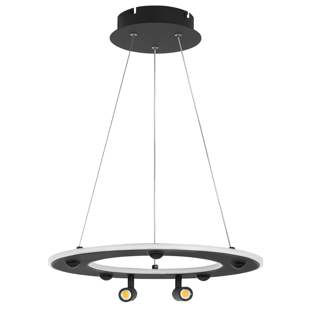 740447 Люстра DIVE LED 60W 3200LM G ЧЕРНЫЙ 3000/4000/6000K — изображение 1