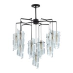 5439/13 MODERN ODL_EX25 071 черный/золото/металл/стекло Люстра E14 13*40W FUSILLI