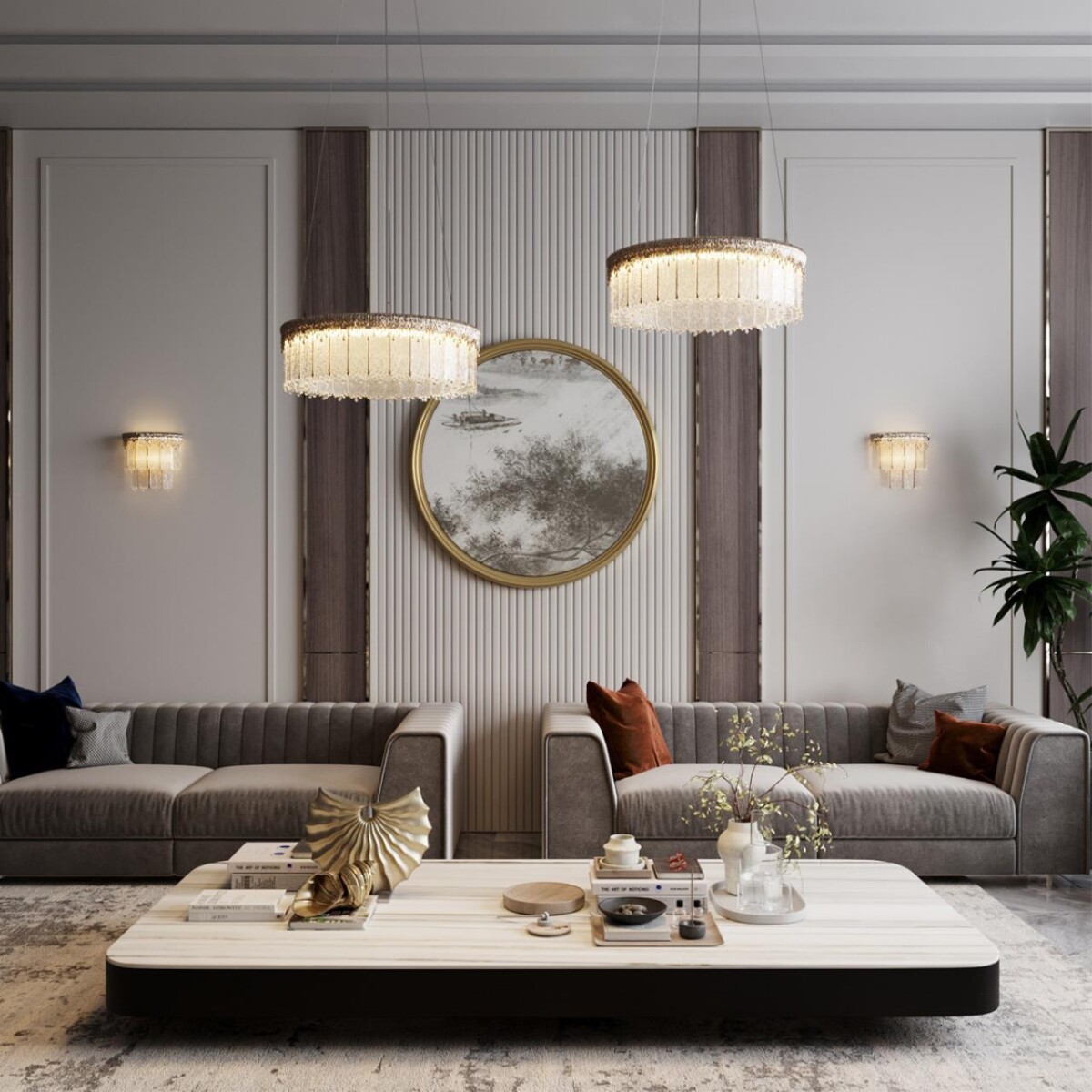 5091/20WL L-VISION ODL25 555 золотой/прозрачный/стекло Бра LED 20W 3700K 1506Лм CLEO — изображение 2