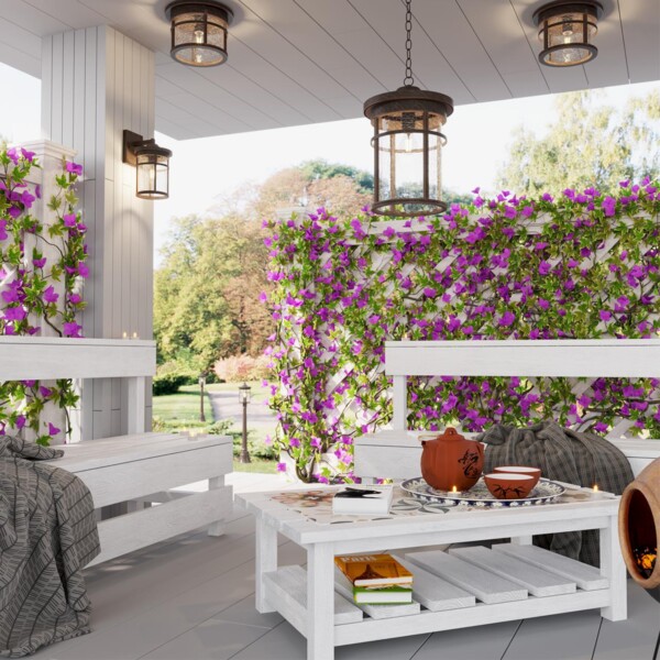 4044/1 NATURE ODL18 699 коричневый/патина Уличный светильник-подвес IP44 E27 60W 220V VIRTA