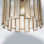 712042 Люстра AGAVE 3х40W E27 ШАМПАНЬ/ПРОЗРАЧНЫЙ — изображение 3