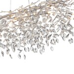 4970/14 HALL ODL24 615 матов.серебристый/алюмин./хрусталь Люстра G9 14*40W DELICA — изображение 5