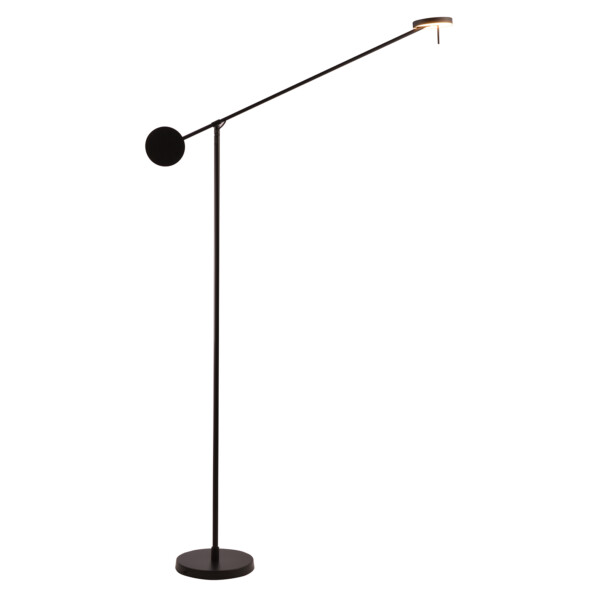 09440-F,19(3000K) Торшер Некси черный