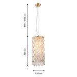 4722-4P, подвес, D200xH500/4000, 4xE14x40W, excluded — изображение 3