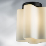 802017 Светильник NUBI 1х40W E27 ЧЕРНЫЙ МАТОВЫЙ/БЕЛЫЙ — изображение 3