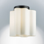 802017 Светильник NUBI 1х40W E27 ЧЕРНЫЙ МАТОВЫЙ/БЕЛЫЙ — изображение 5