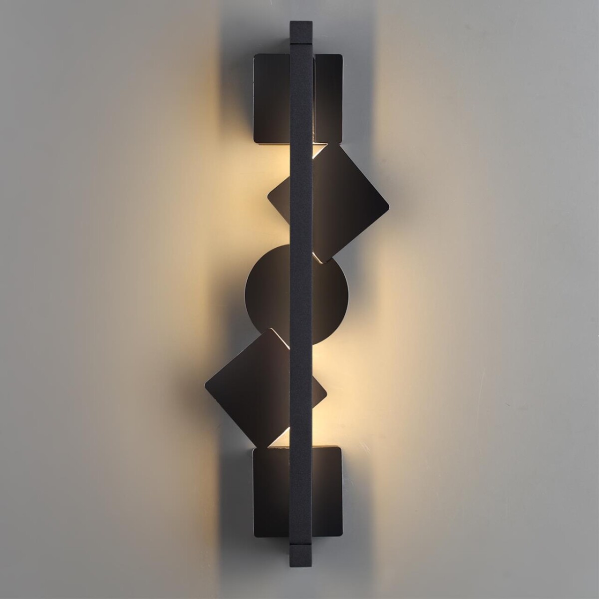 6690/7WL HIGHTECH ODL_EX24 000 Настенный светильник черный/черн полиров/металл/акрил поворотный на 360° IP20 LED 7W 184Лм 3000K GEOS — изображение 4