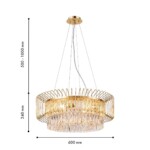 4779-6P, подвесная люстра, D600xH800/1300, 6xE14x40W, excluded — изображение 3