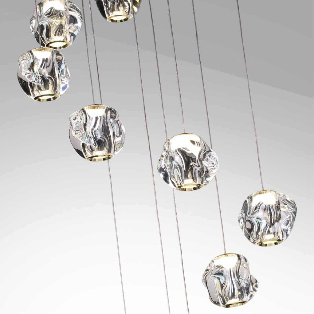 5085/60L L-VISION ODL25 563 золото/прозрачный/металл/акрил Люстра каскадная LED 60W 4000K 2800Лм JEMSTONE — изображение 5