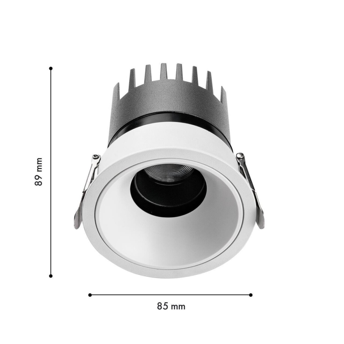 4788-1C, врезной светильник, D85xH89, cutout:D75, LEDx9W,450LM, 3000/4000/6000K, CRI>90, beam angle:45, IP65, included — изображение 3