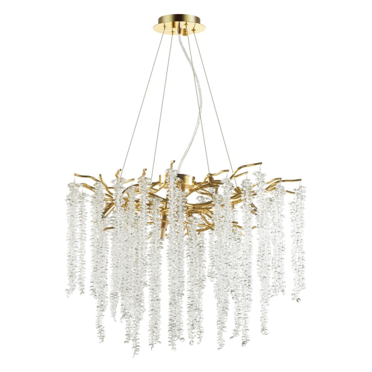 5005/8 HALL ODL23 617 золотой/прозрачный металл/хрусталь Люстра G9 8*40W BANCHE — изображение 1