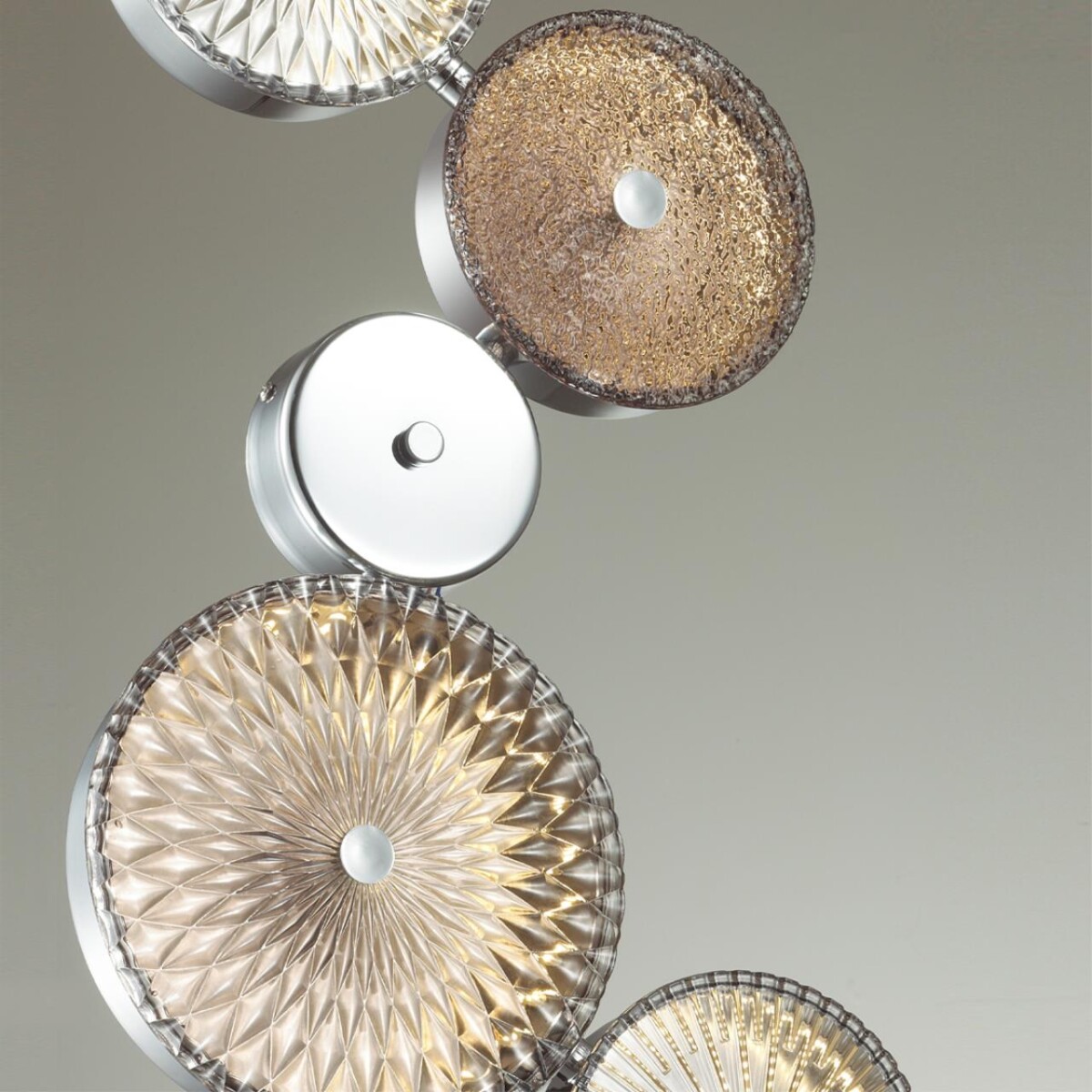 5416/26WL L-VISION ODL_EX23 145 хром/разноцветный металл/стекло Бра LED 26W 4000K CARAMELLA — изображение 5